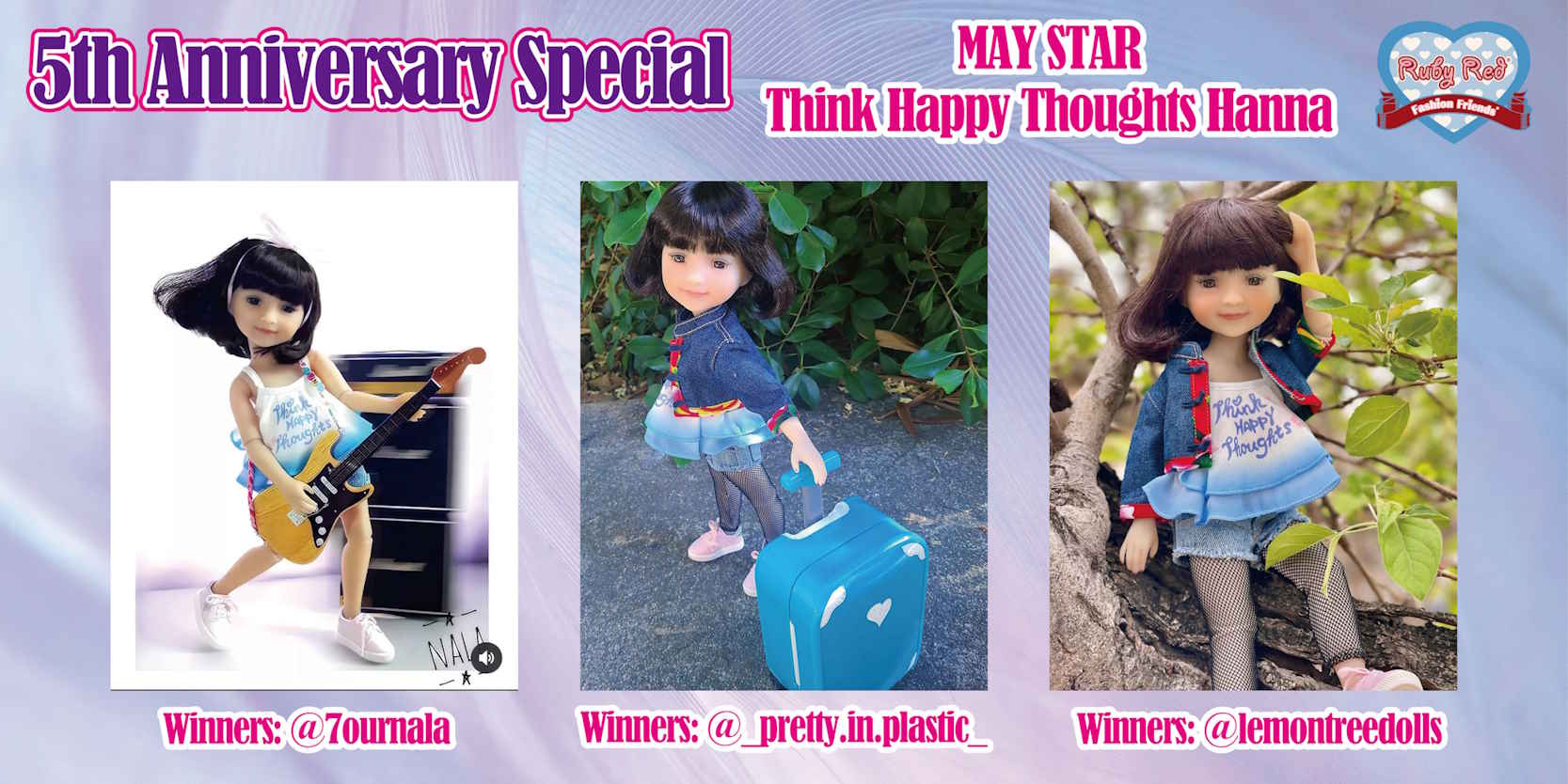 Ruby Red Fashion Friends Dolls - Photo of the month winner - May 2024